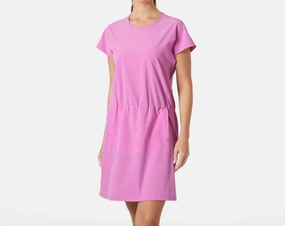 NEW HELLY HANSEN thalia summer dress in meta pink